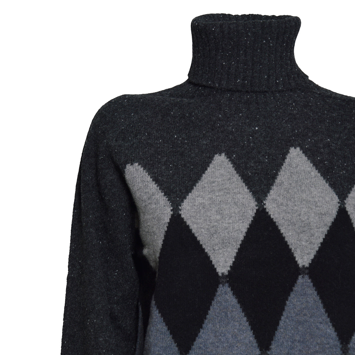 t neck pullover classic diamond