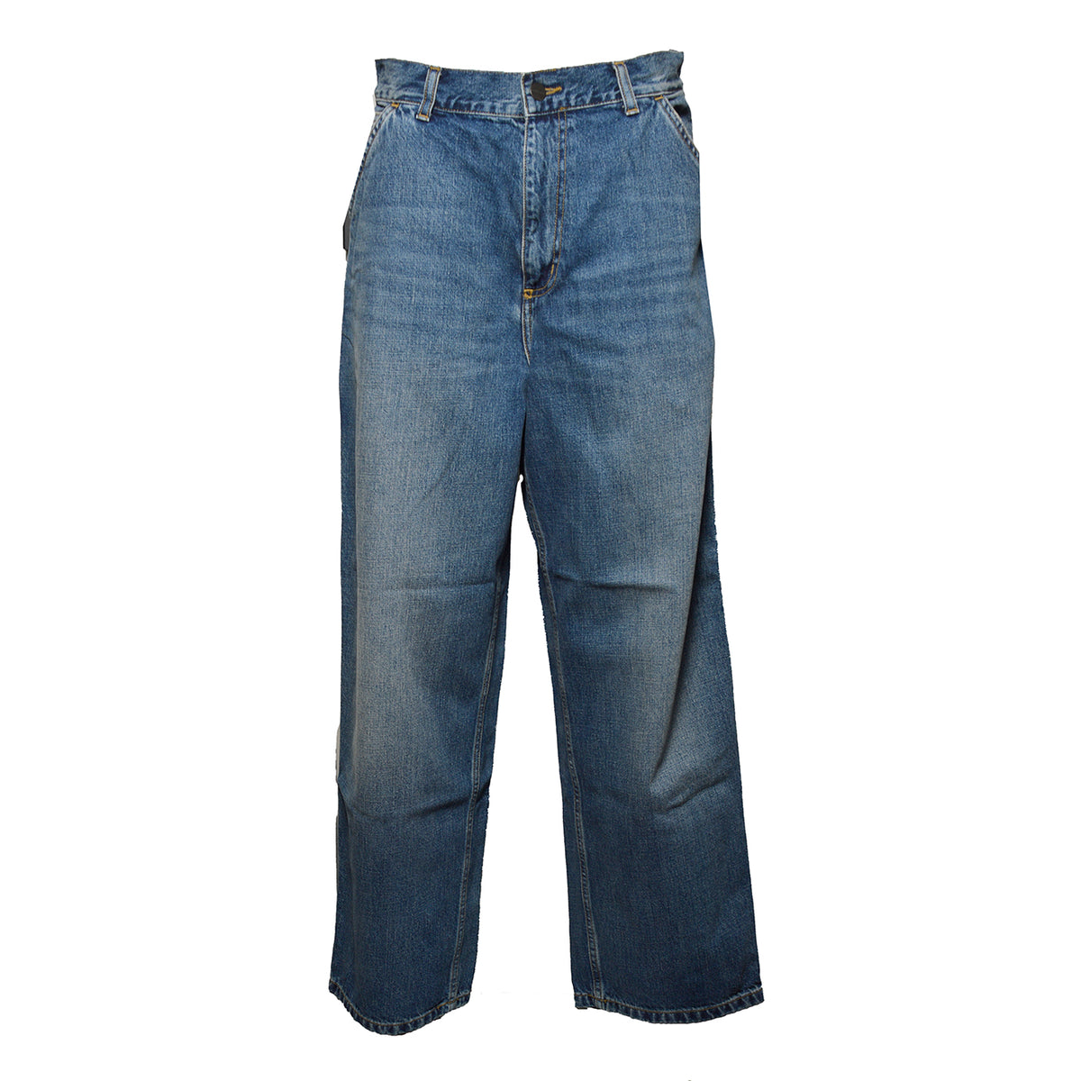w' brandon single knee pant 100% cotton 'camano' denim