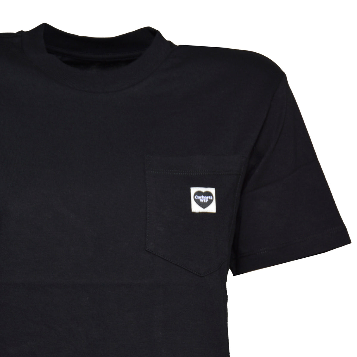 w' s/s pocket small heart t-shirt