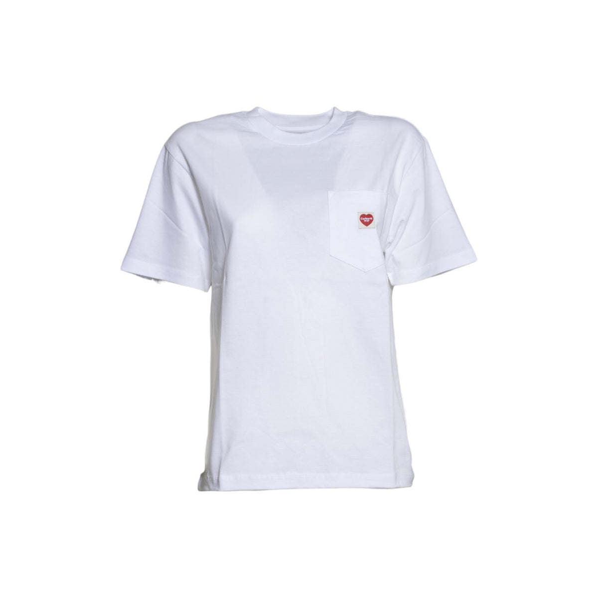 w' s/s pocket small heart t-shirt