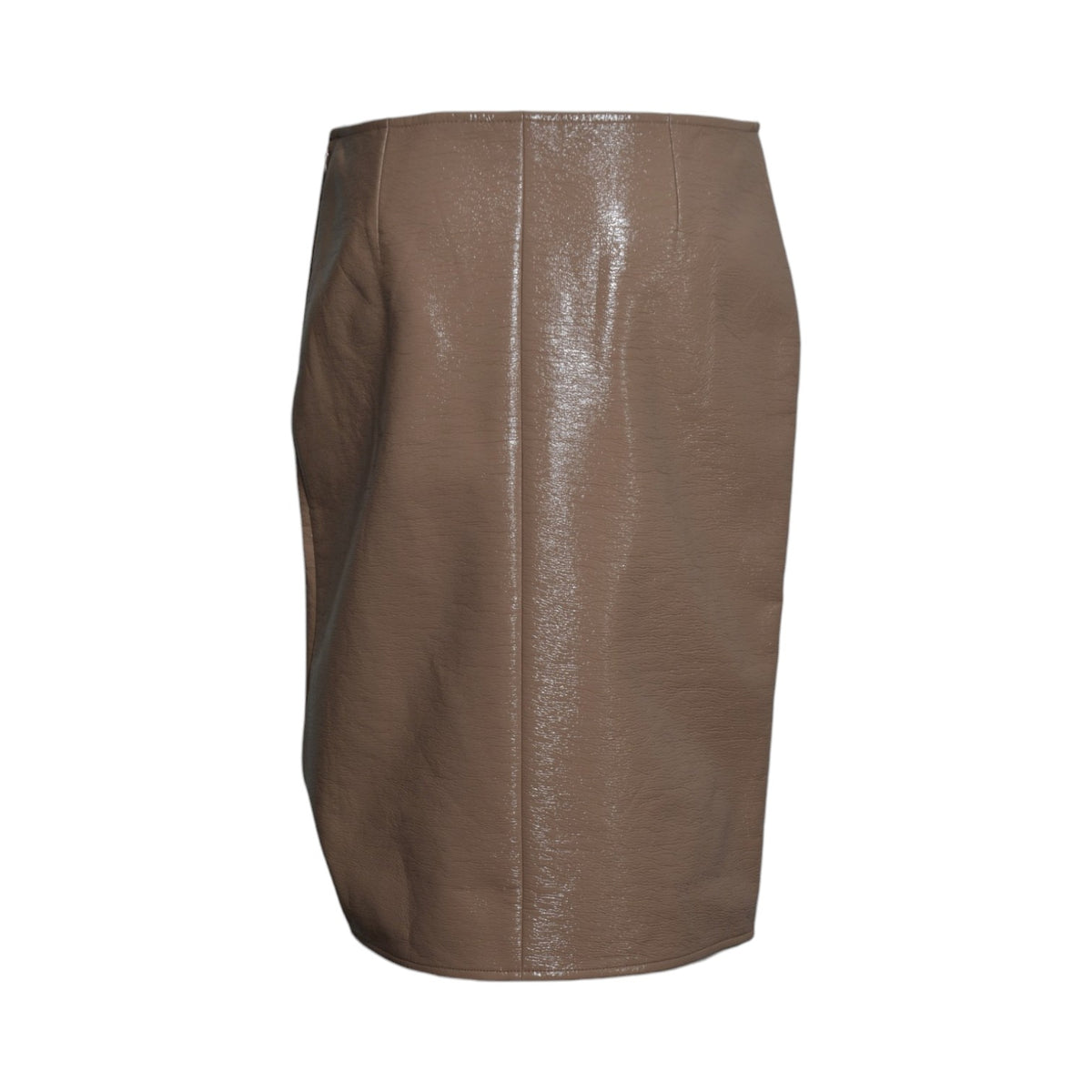 skirt vinyl knee-length