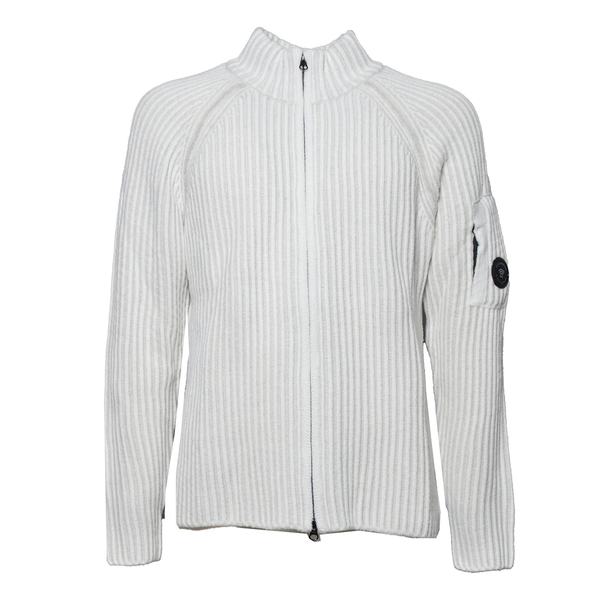 knitwear cardigan in fleece knit
