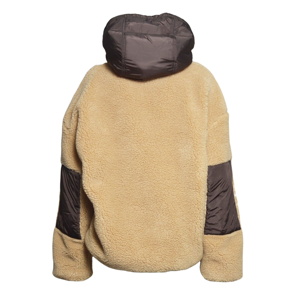 reversible hooded teddy jacket