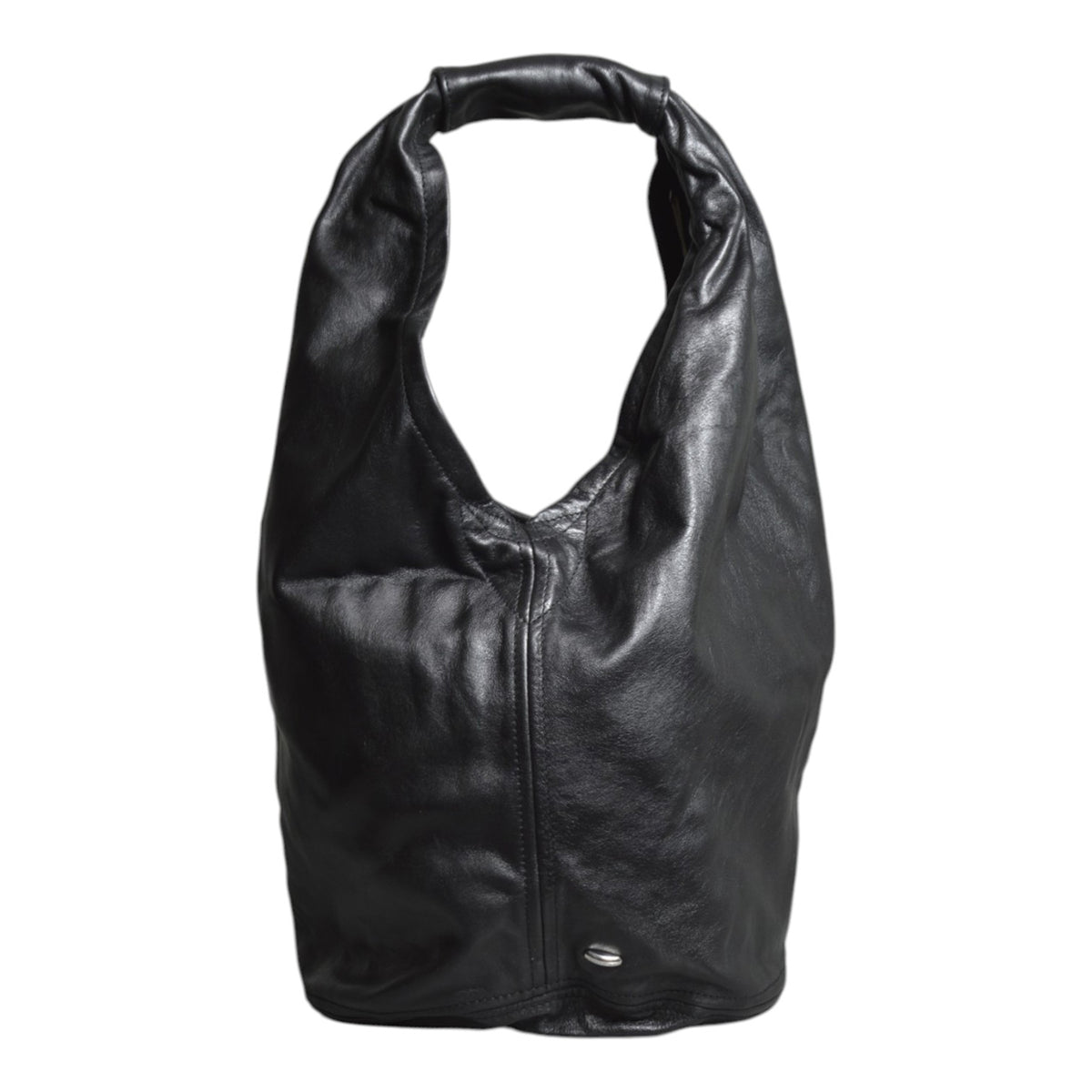 fofo drip bag malleable black bull hide