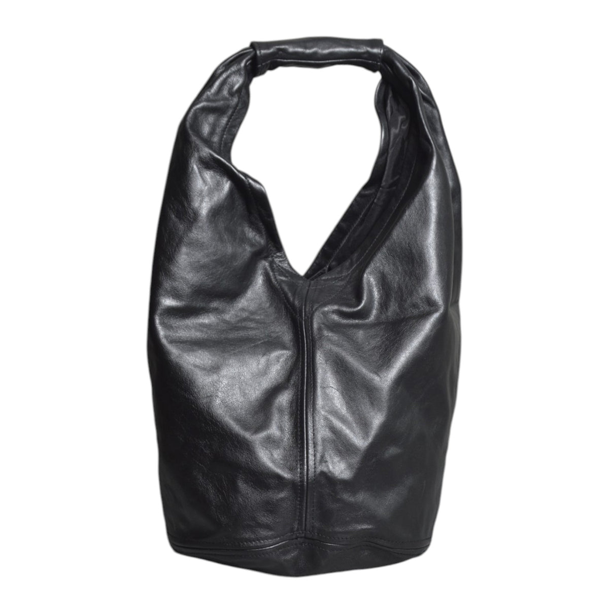 fofo drip bag malleable black bull hide