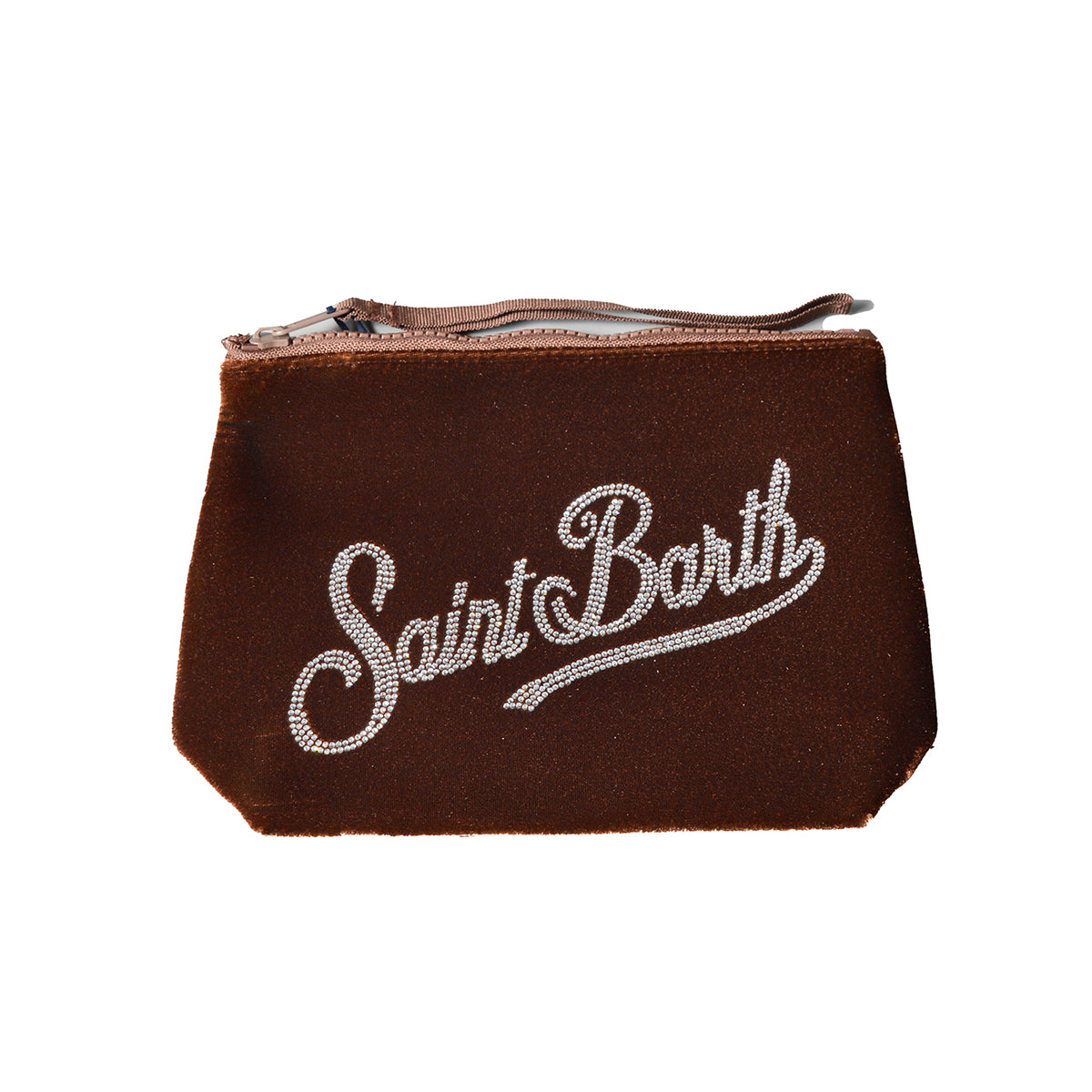 aline velvet pochette strass