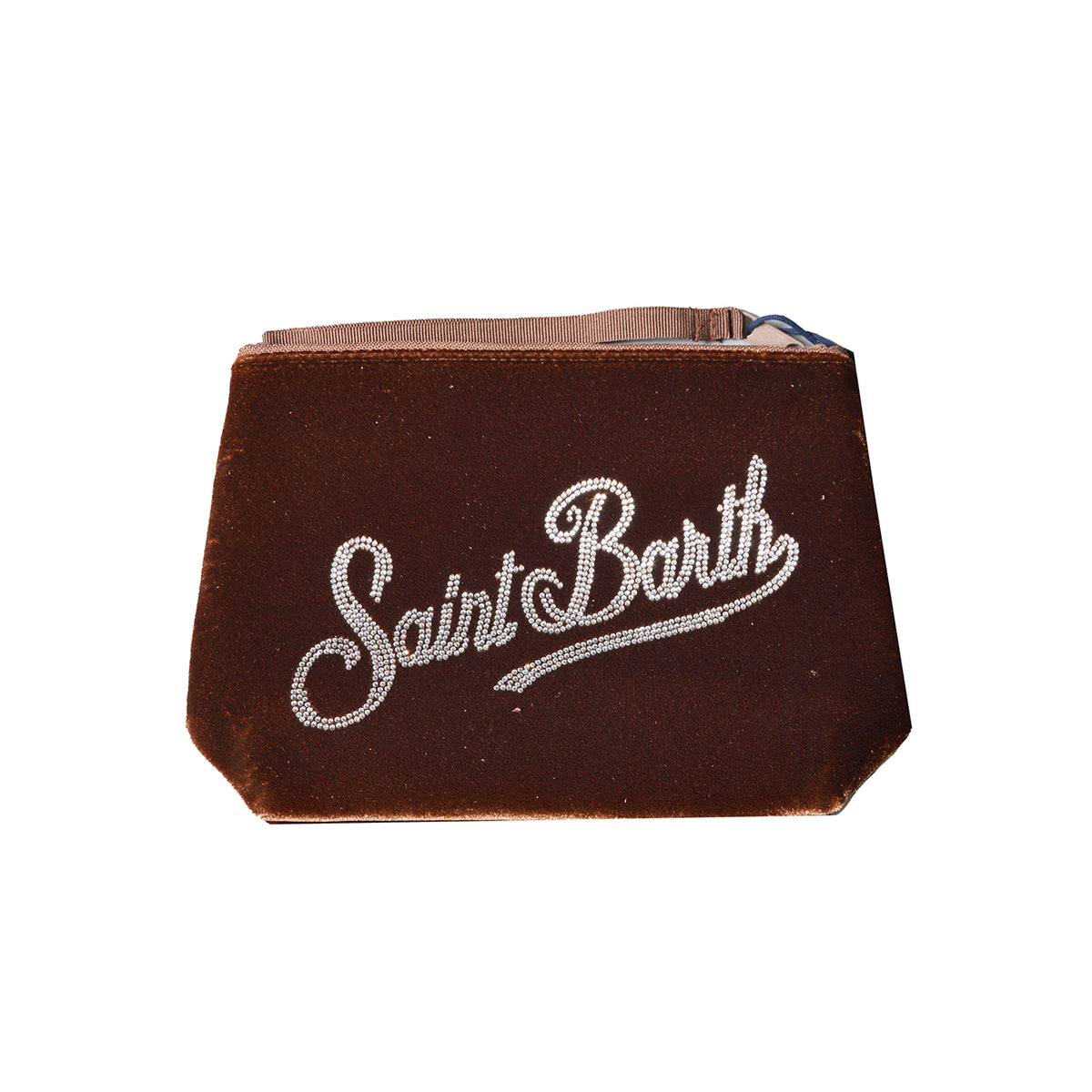 aline velvet pochette strass