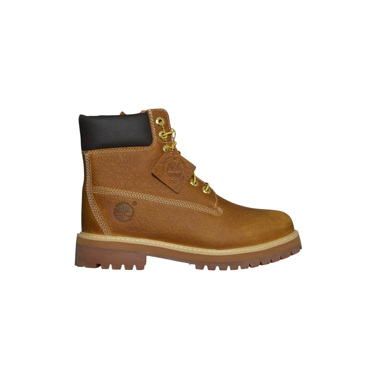 timberland heritage 6 inch lace up waterproof boot wheat full grain