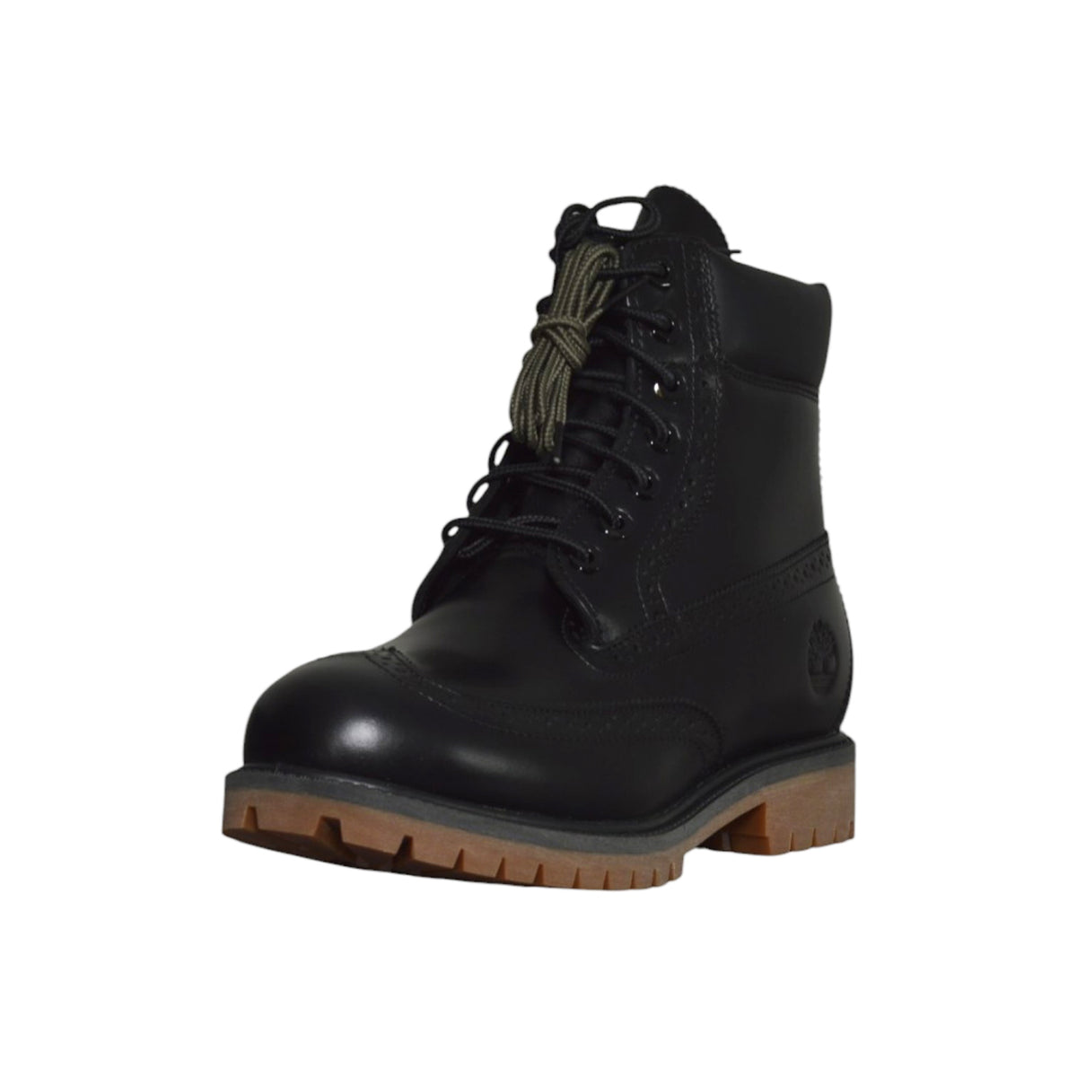 timberland premium 6 inch lace up waterproof boot black full grain