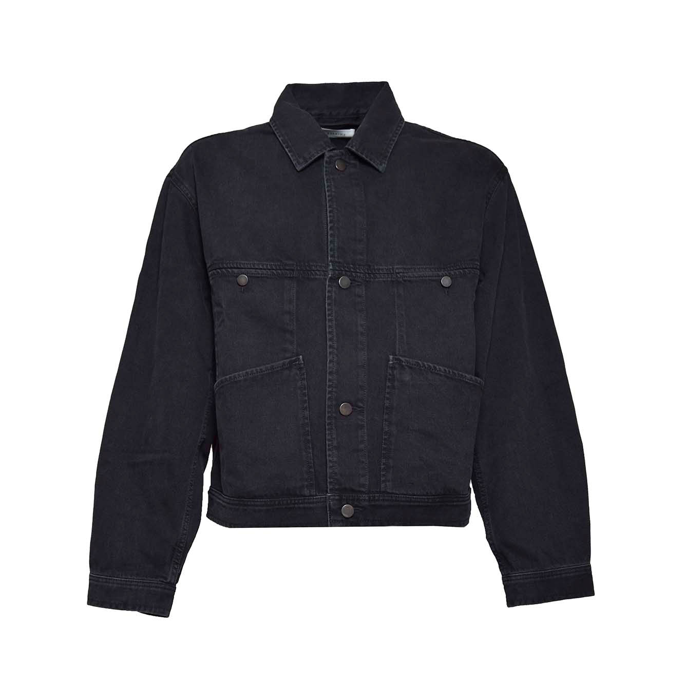 Giacca over in denim nero Lemaire