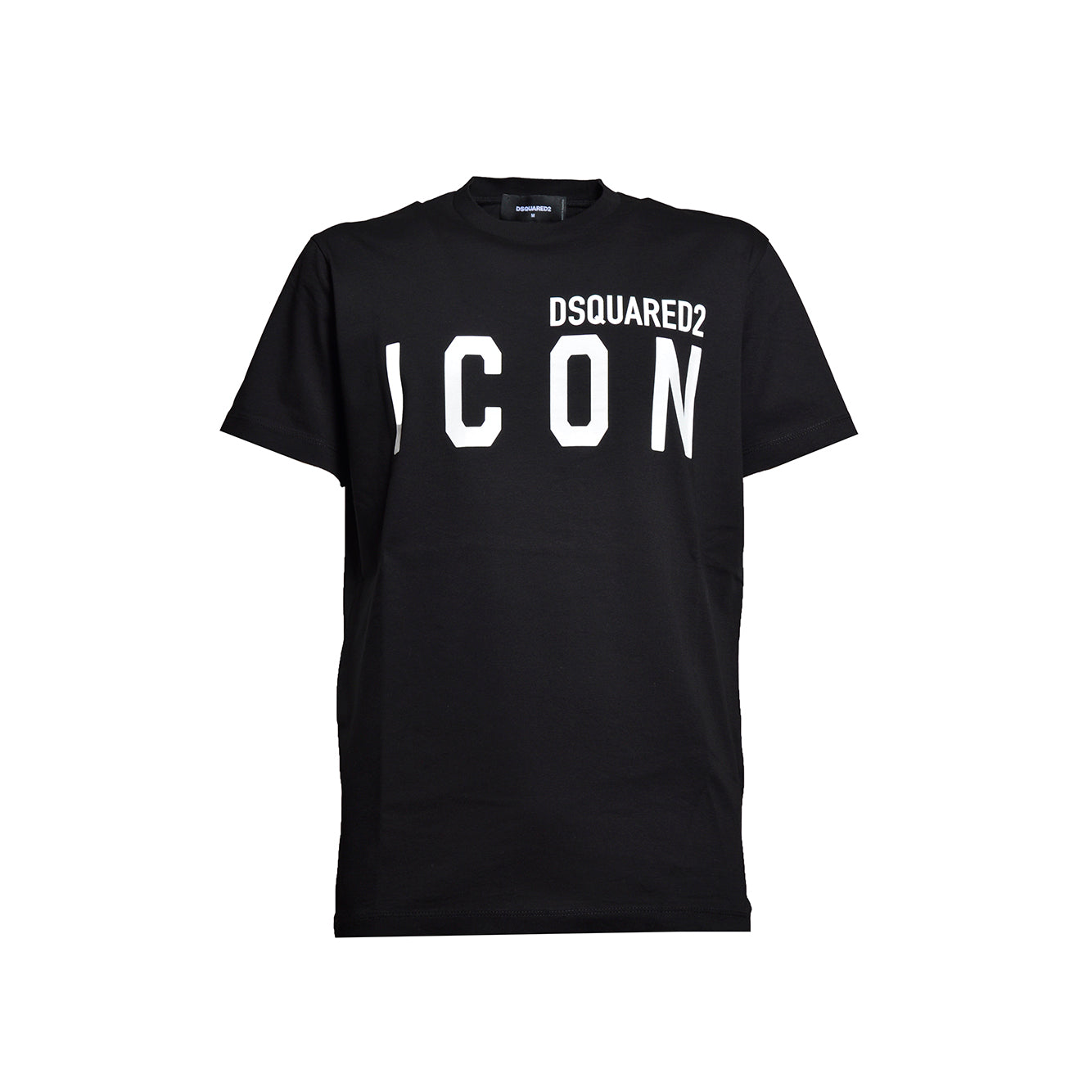 T-shirt nera con logo Icon Dsquared2