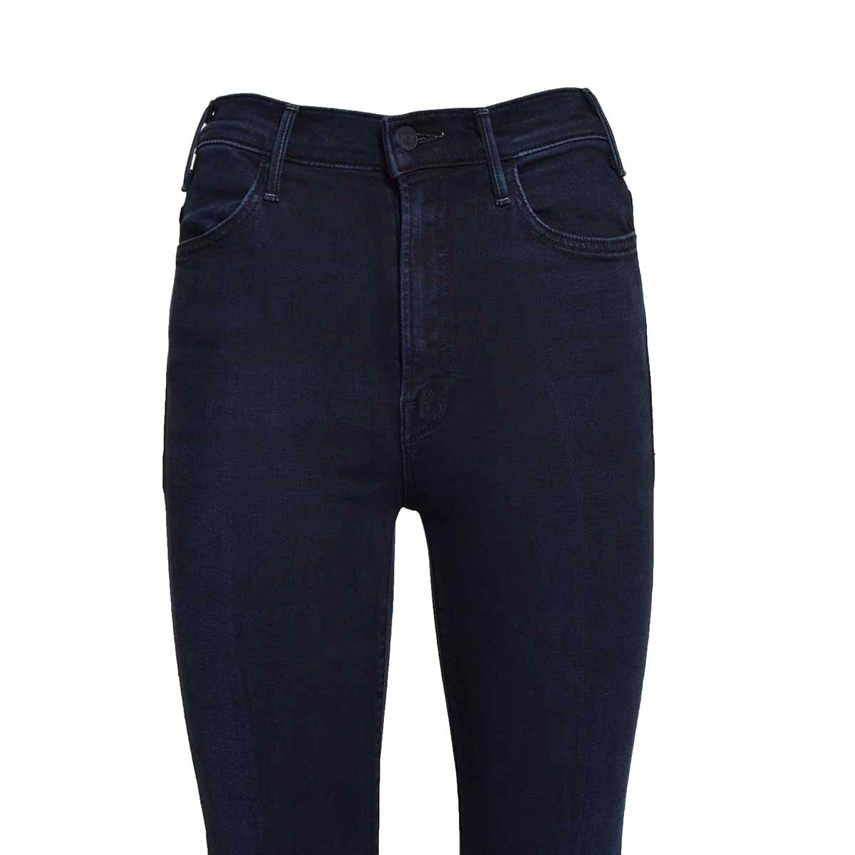 Jeans in cotone The Hustler Ankle blu scuro Mother