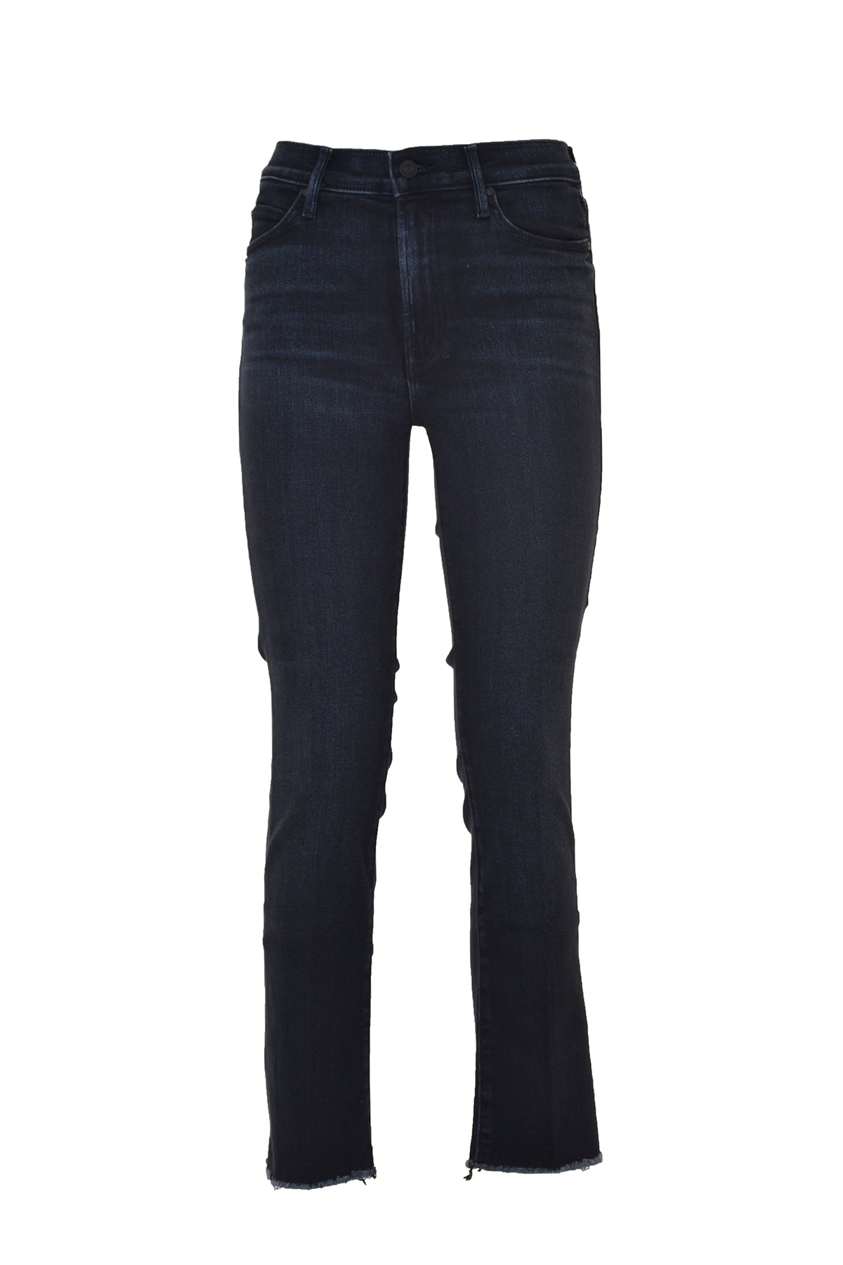 Jeans The Rascal Ankle Snippet in denim nero Mother Women