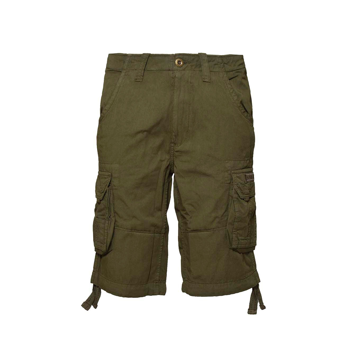 Bermuda Jet cargo in cotone verde oliva Alpha Industries