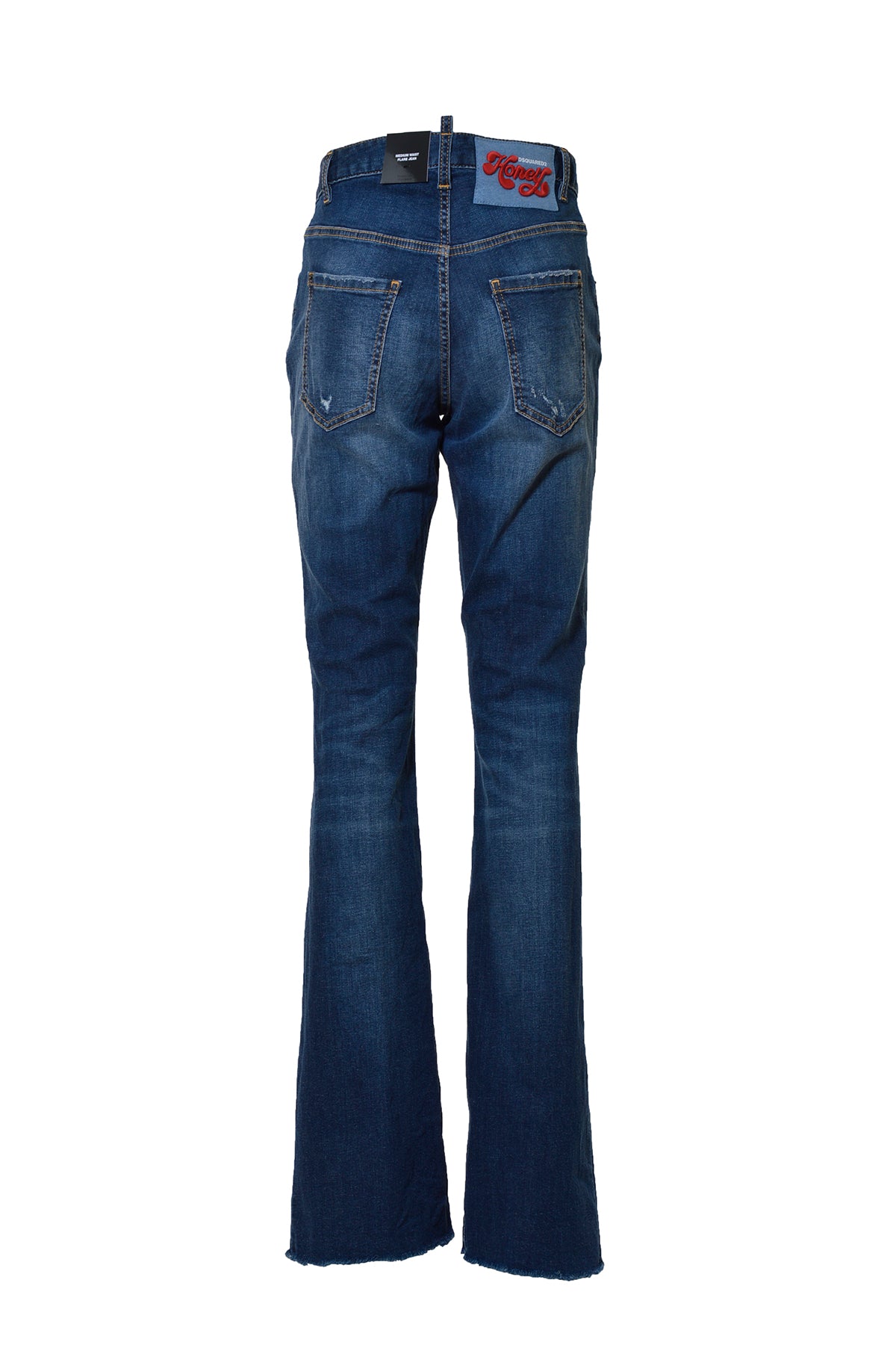Jeans Medium Waist Flare in denim blu Dsquared2