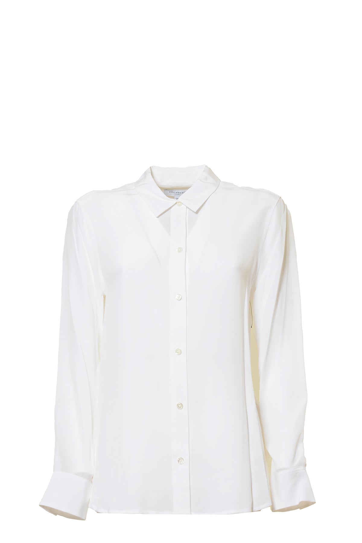 Blusa Leema in seta bianca Equipment