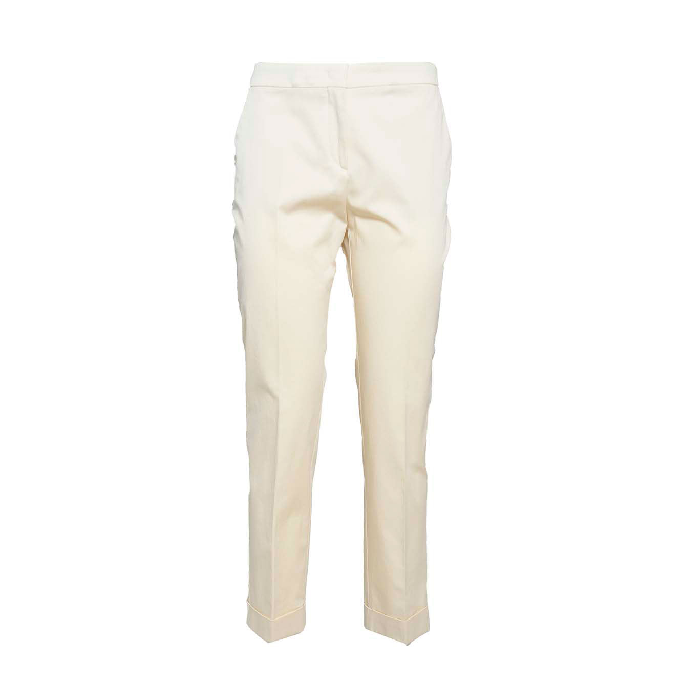Pantalone dritto in cotone panna Etro