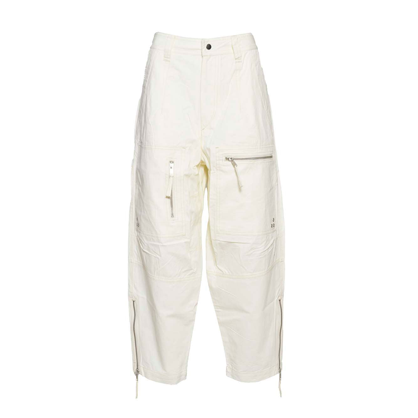 Pantalone Kelvin cargo in cotone bianco Marant Etòile