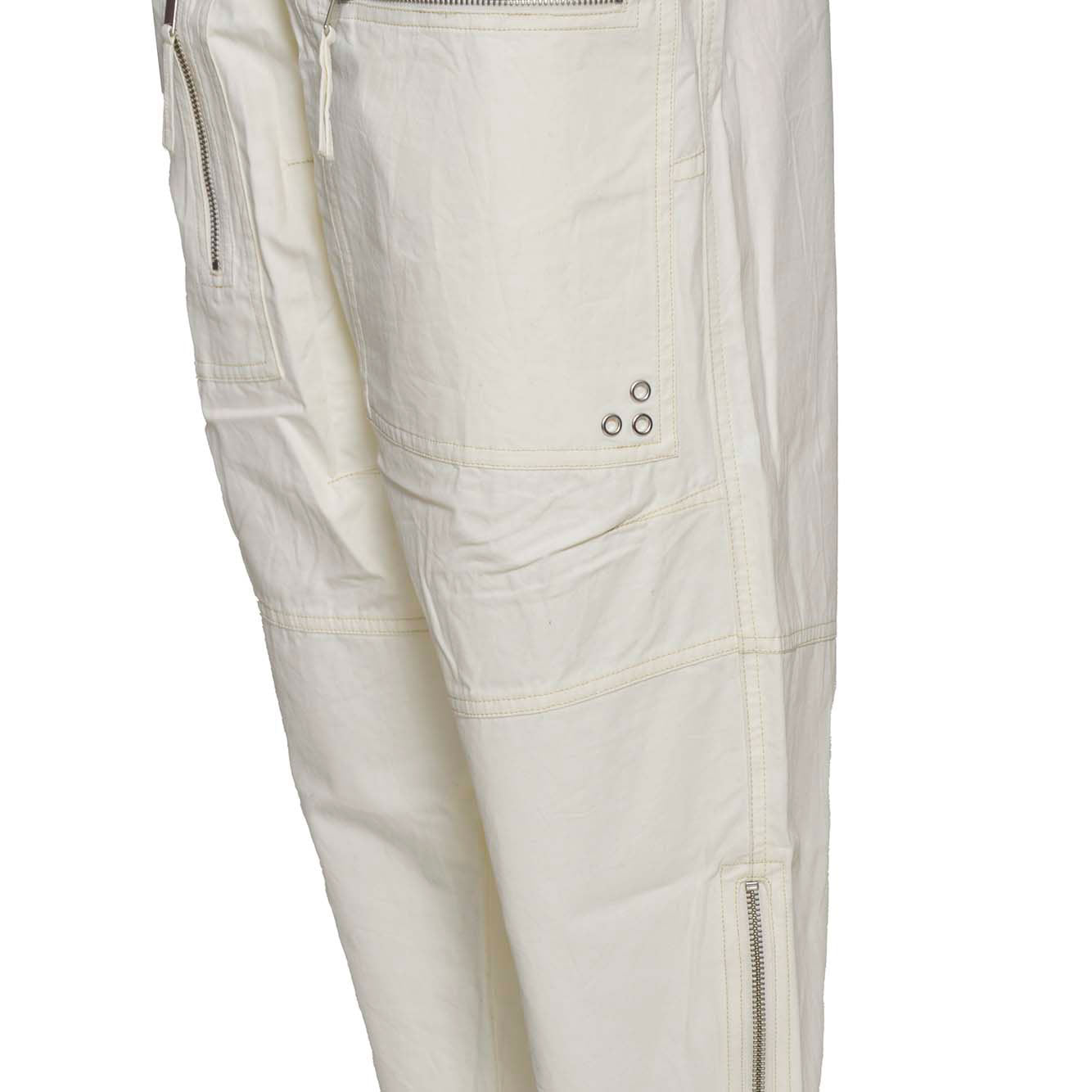 Pantalone Kelvin cargo in cotone bianco Marant Etòile
