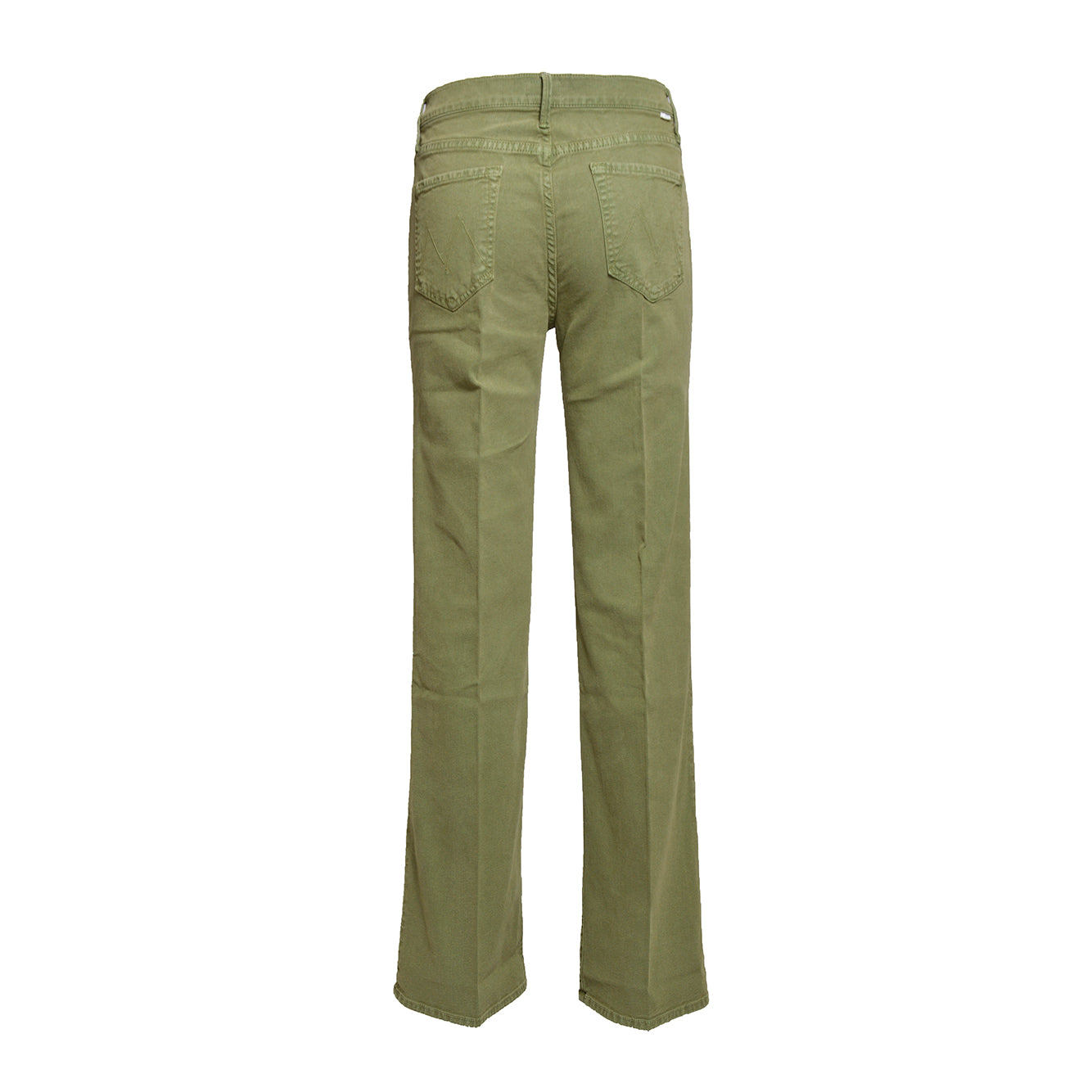 Jeans The Kick It in denim verde oliva Mother Women