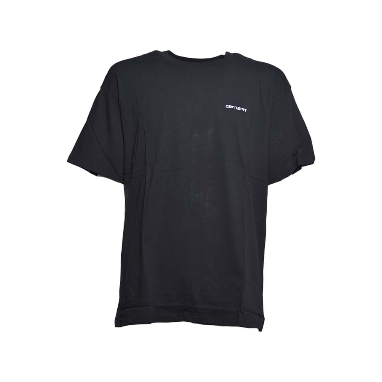 s/s script embroidery t-shirt