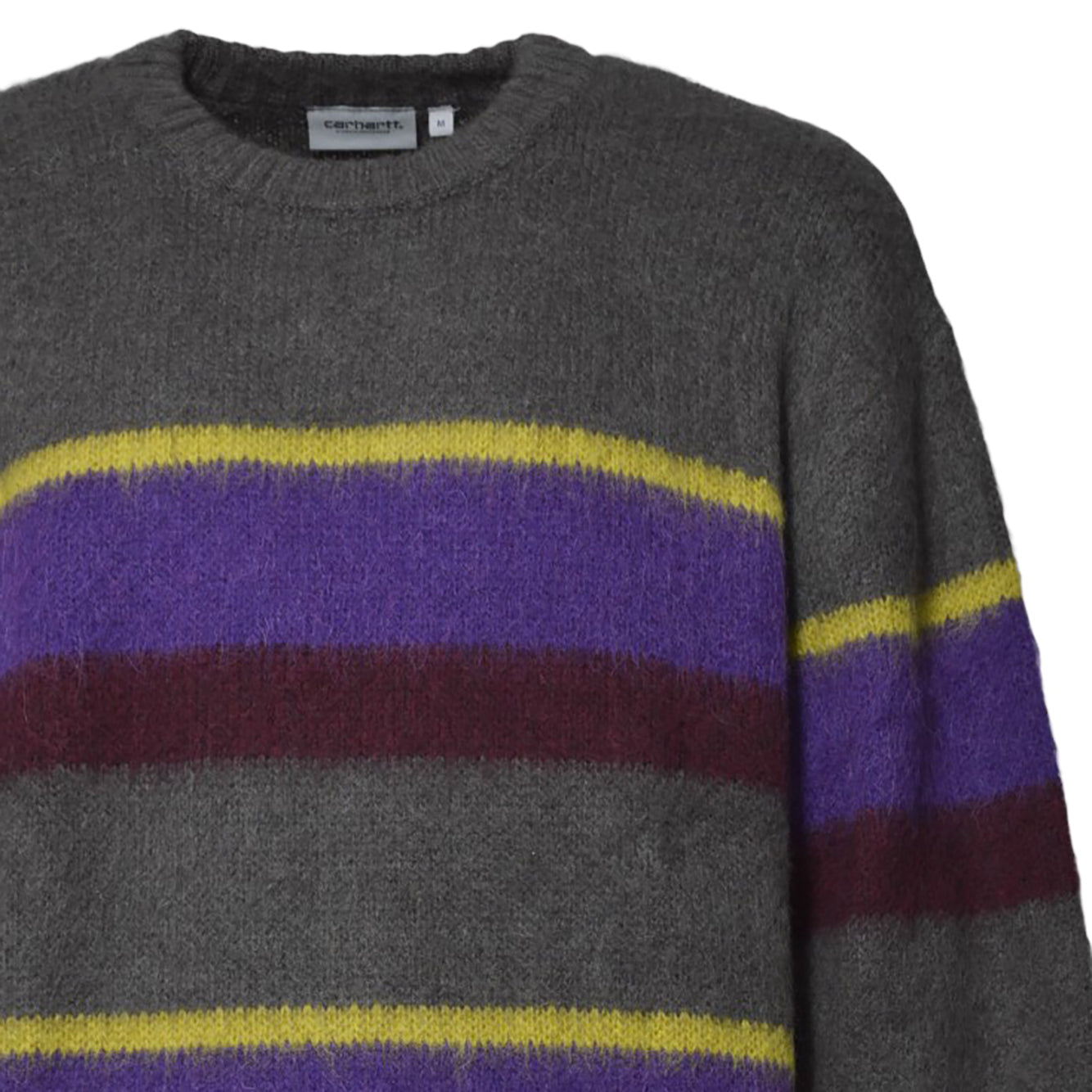 Pullover Merton in lana a righe grigio Carhartt Wip