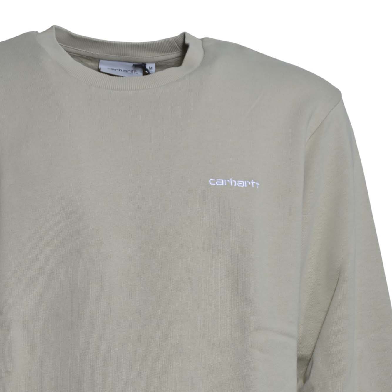 script embroidery sweat cotton