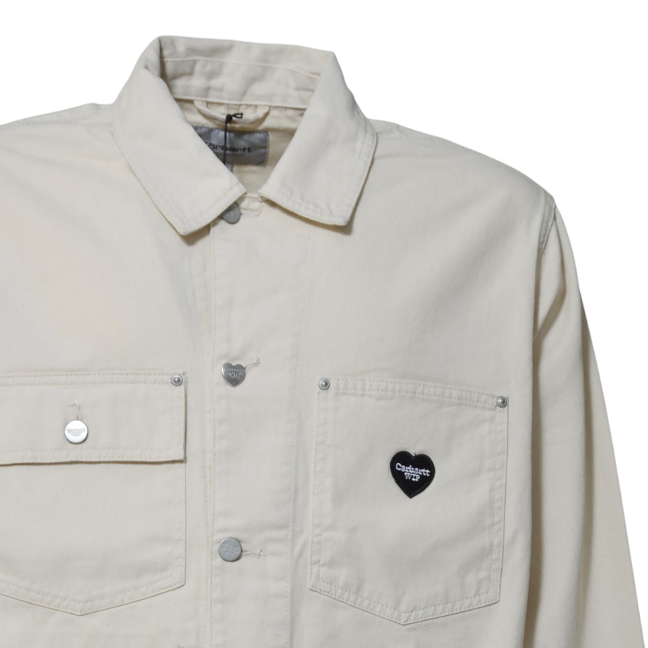 Giacca Drewe Chore in twill panna Carhartt Wip