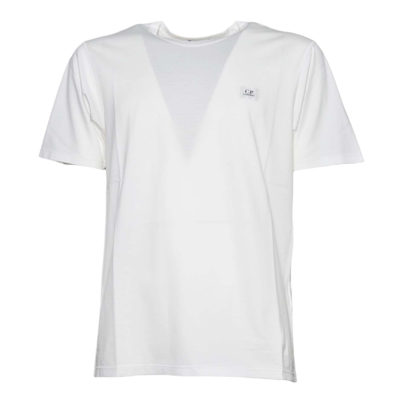mercerized jersey 70/2 gasato short sleeve patch t-shirt