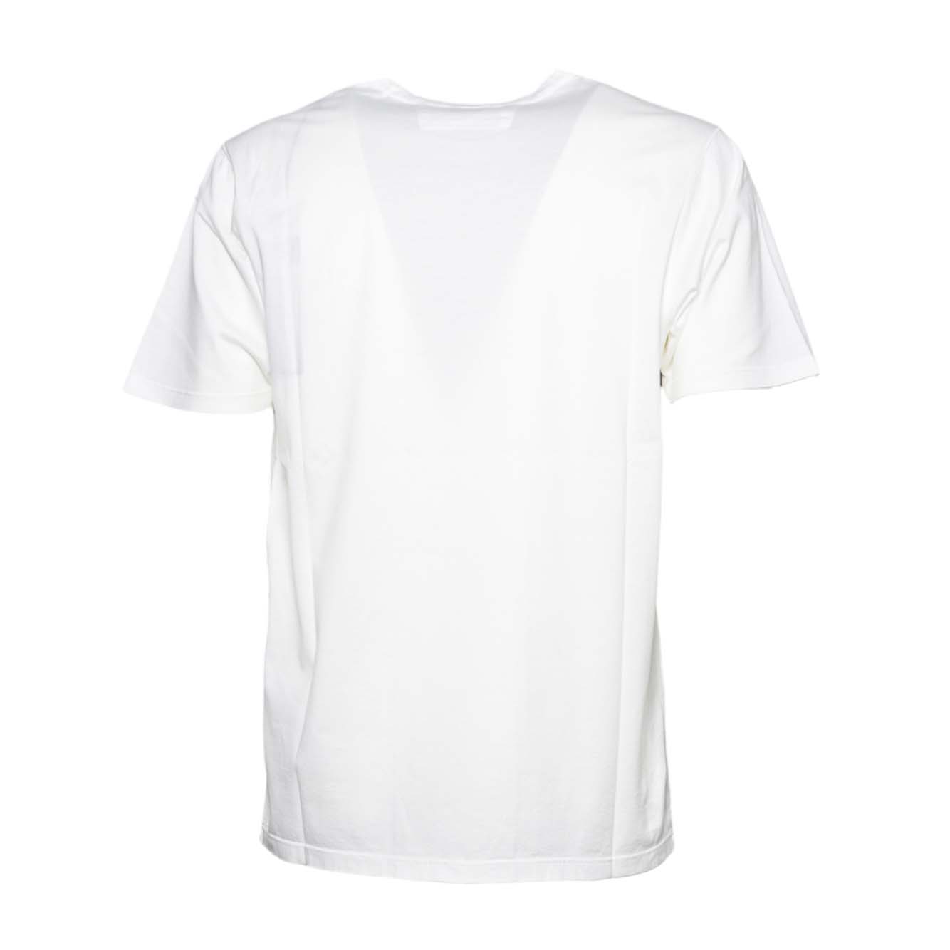 mercerized jersey 70/2 gasato short sleeve patch t-shirt