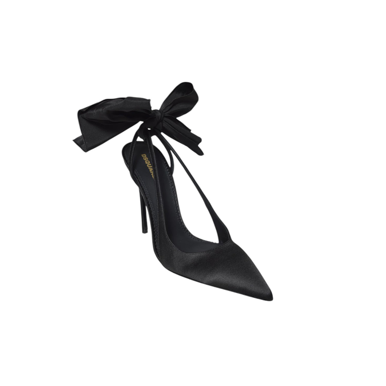 Pumps Take a Bow in raso nero Dsquared2