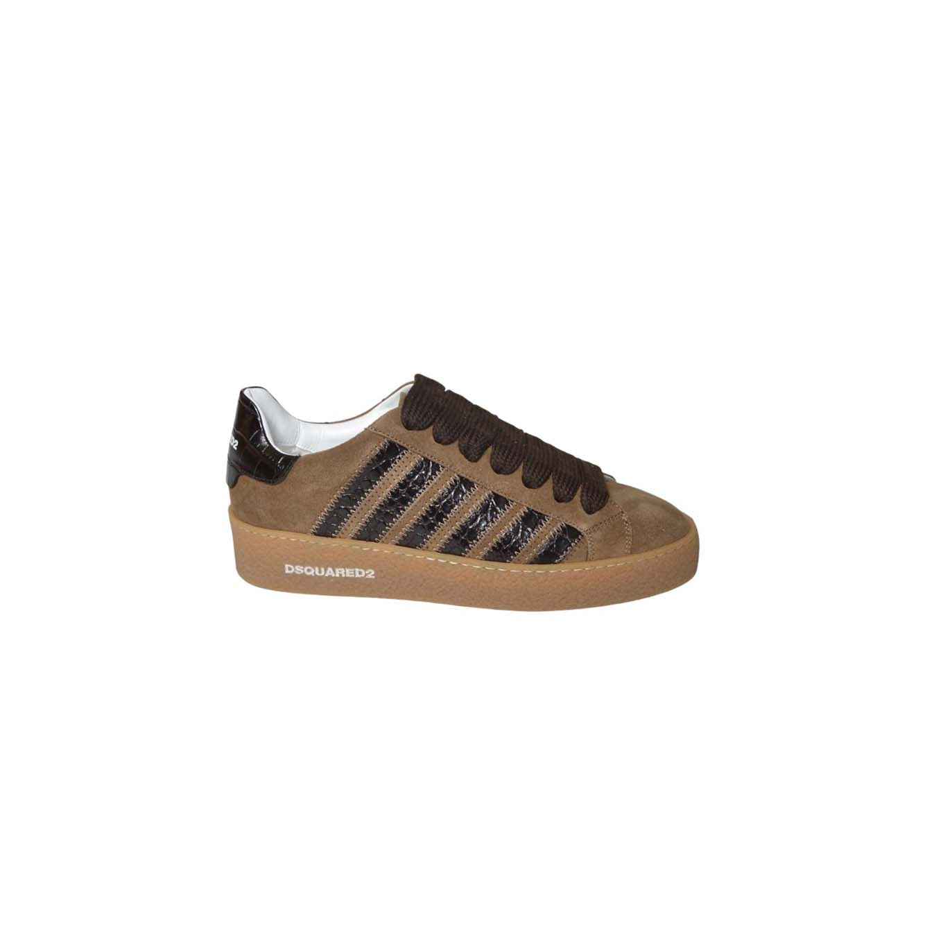 sneaker - crosta+vitello stampa cocco