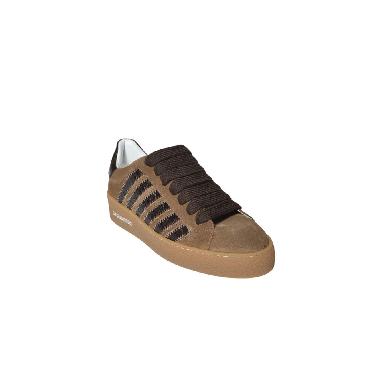 sneaker - crosta+vitello stampa cocco