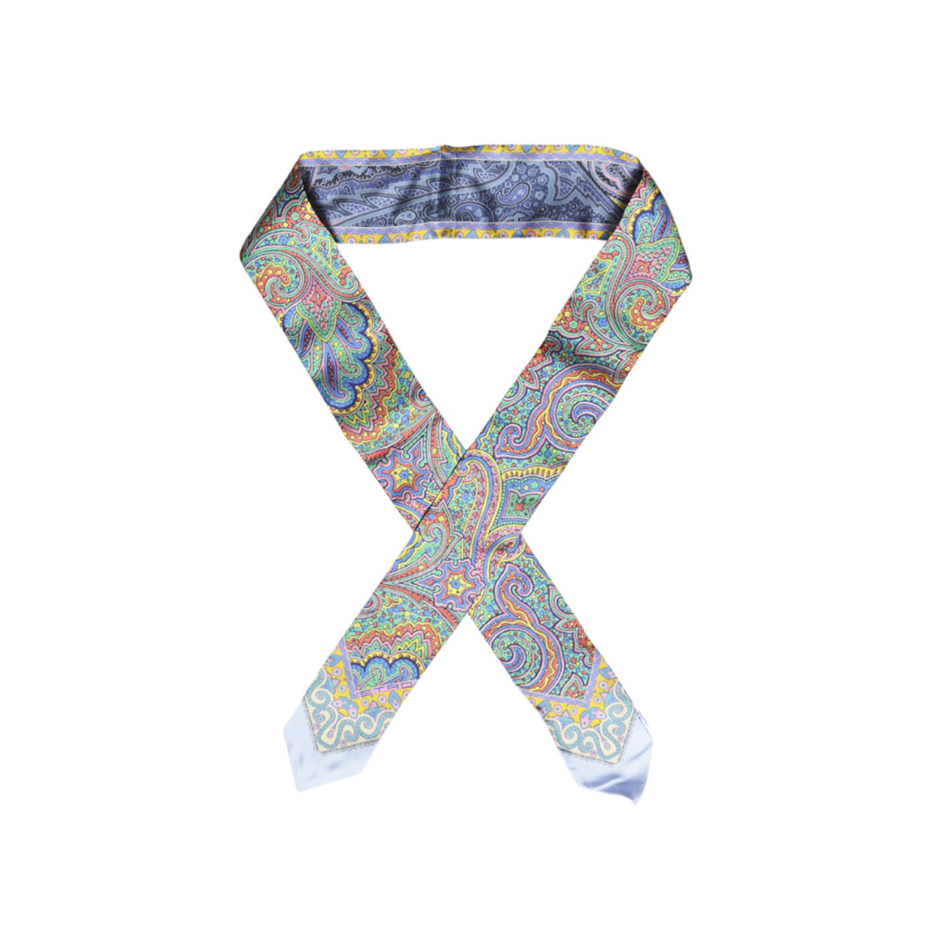 Paisleyna in seta multicolore stampa Paisley Etro