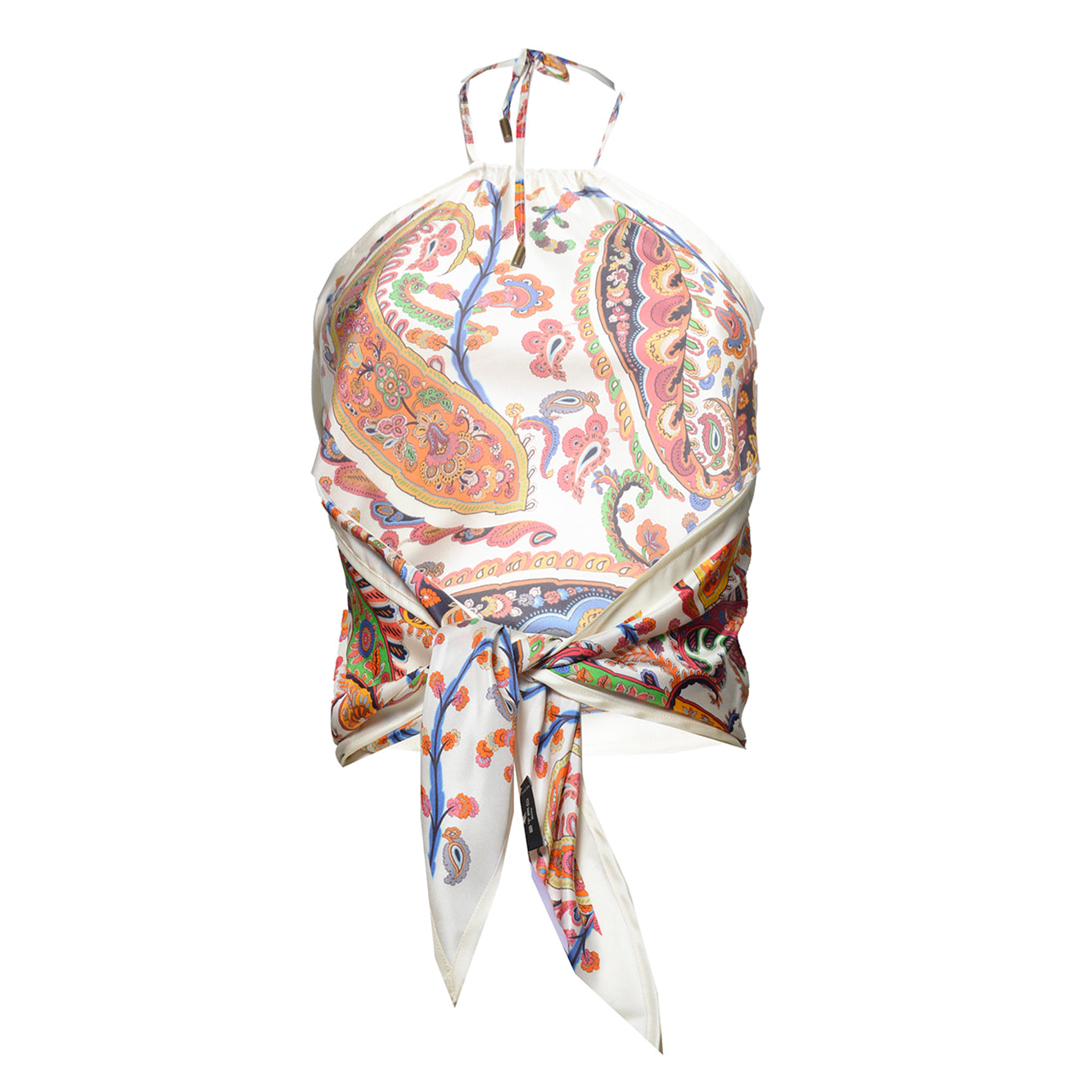 women's tie-up bandana top