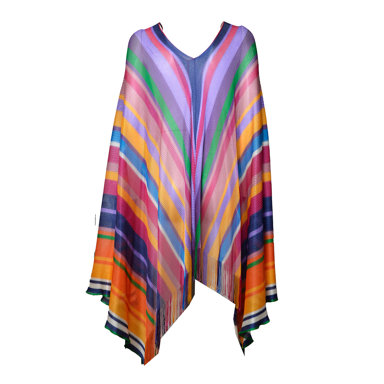 women's industrial crochet poncho