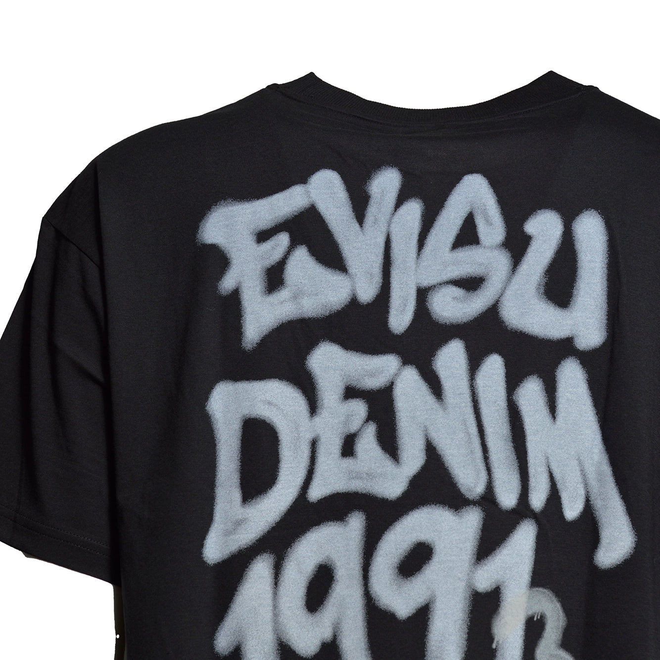 ht angel & graffiti slogan printed ss tee