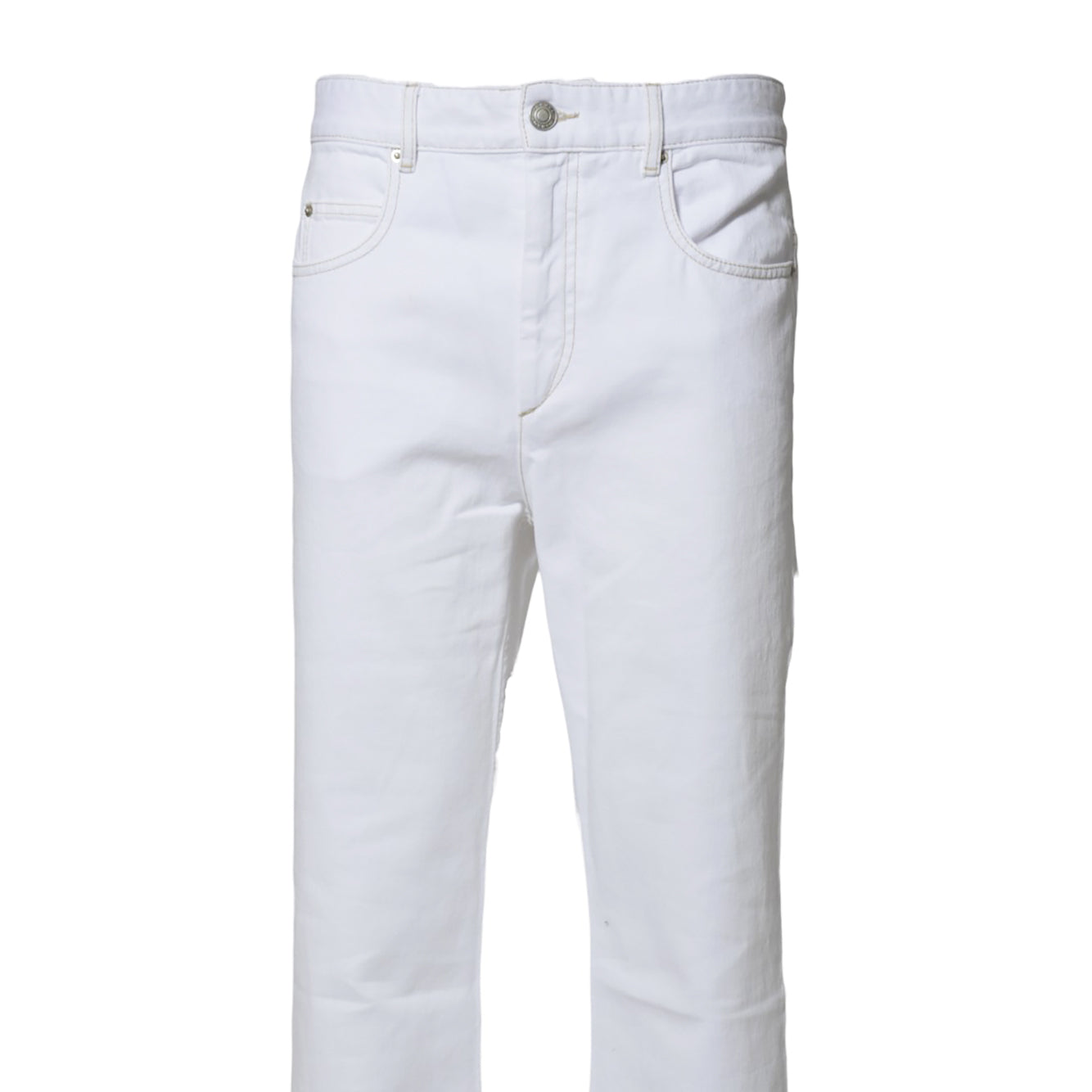 Jeans bootcut Belvira in denim bianco Isabel Marant