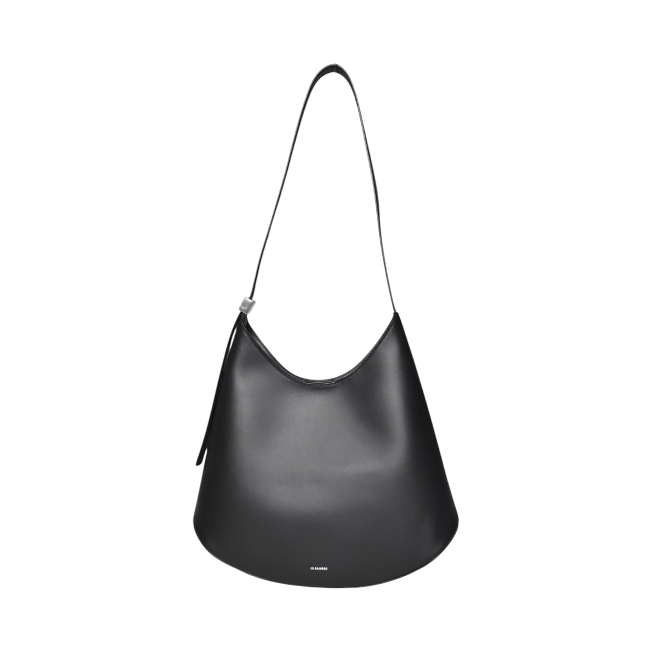 Borsa Eldorado media in pelle nera Jil Sander