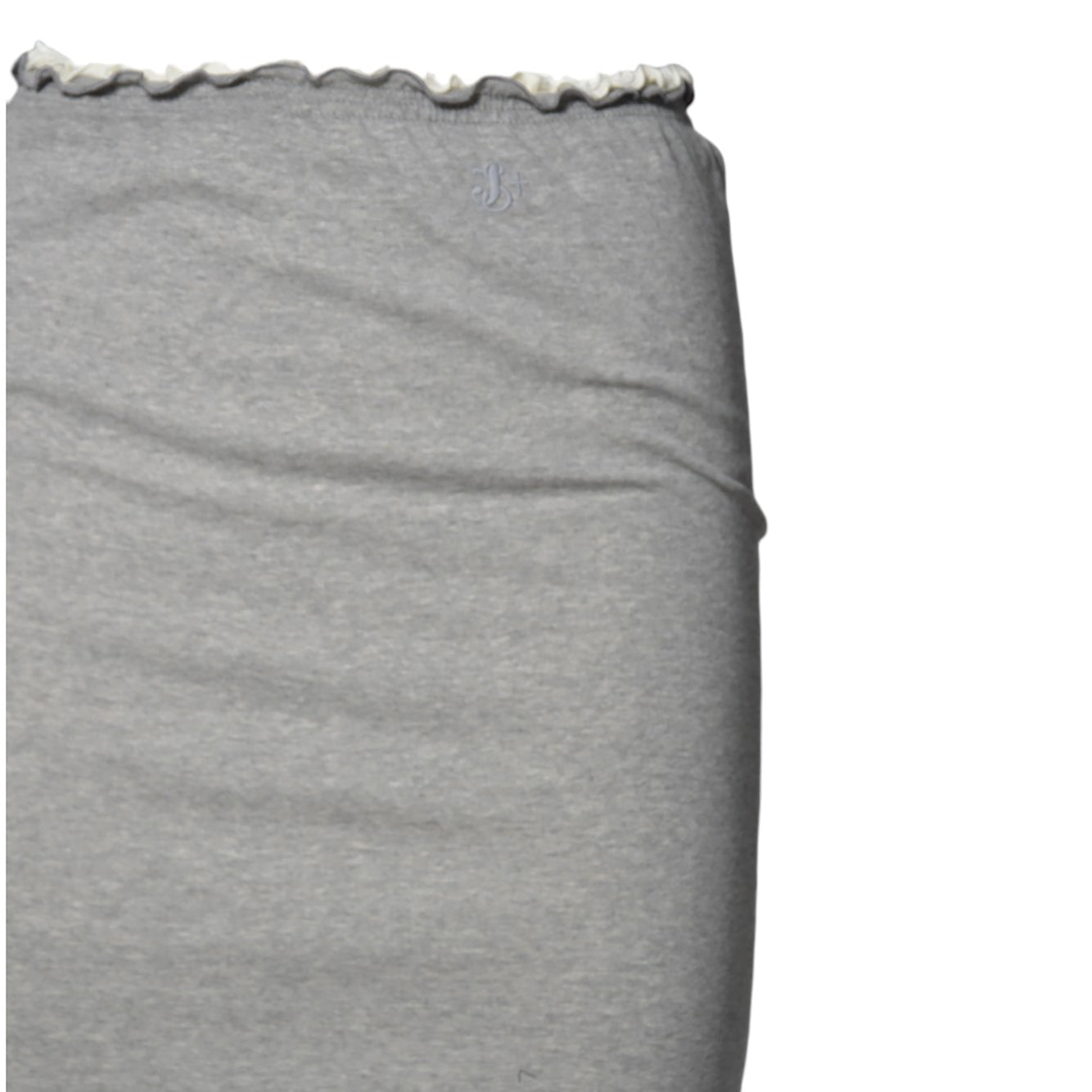 Gonna in cotone a tre strati grigio Jil Sander