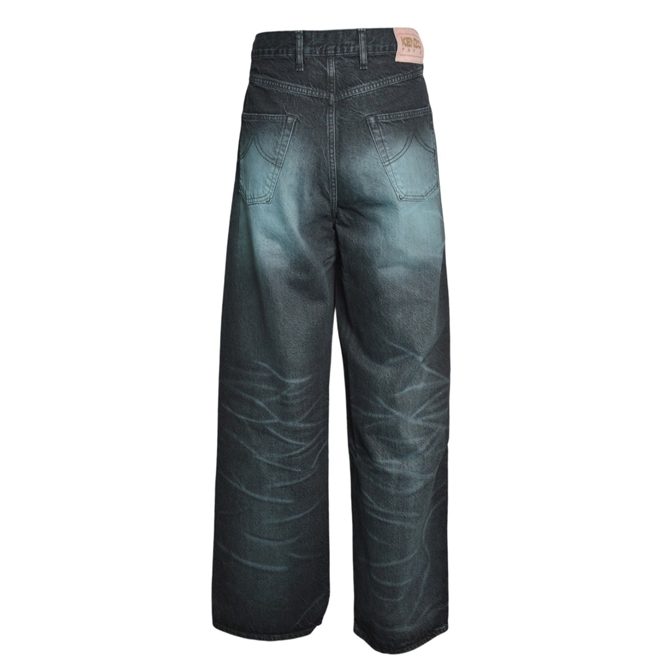 turn up wide fit jeans