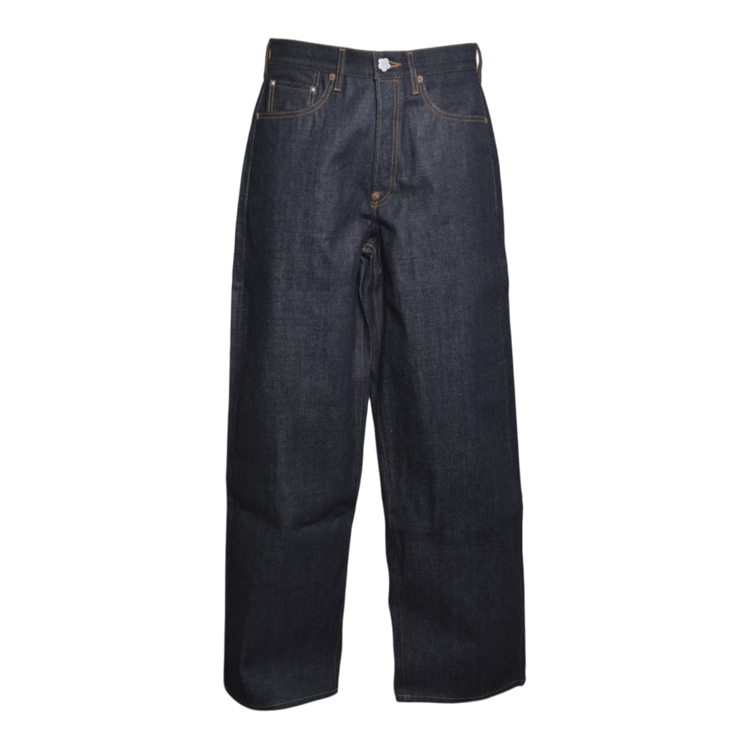 turn up wide fit jeans