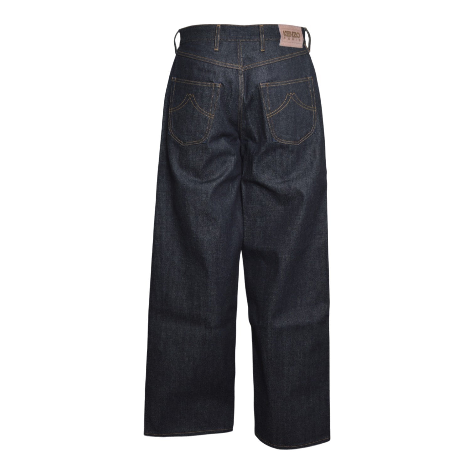 turn up wide fit jeans