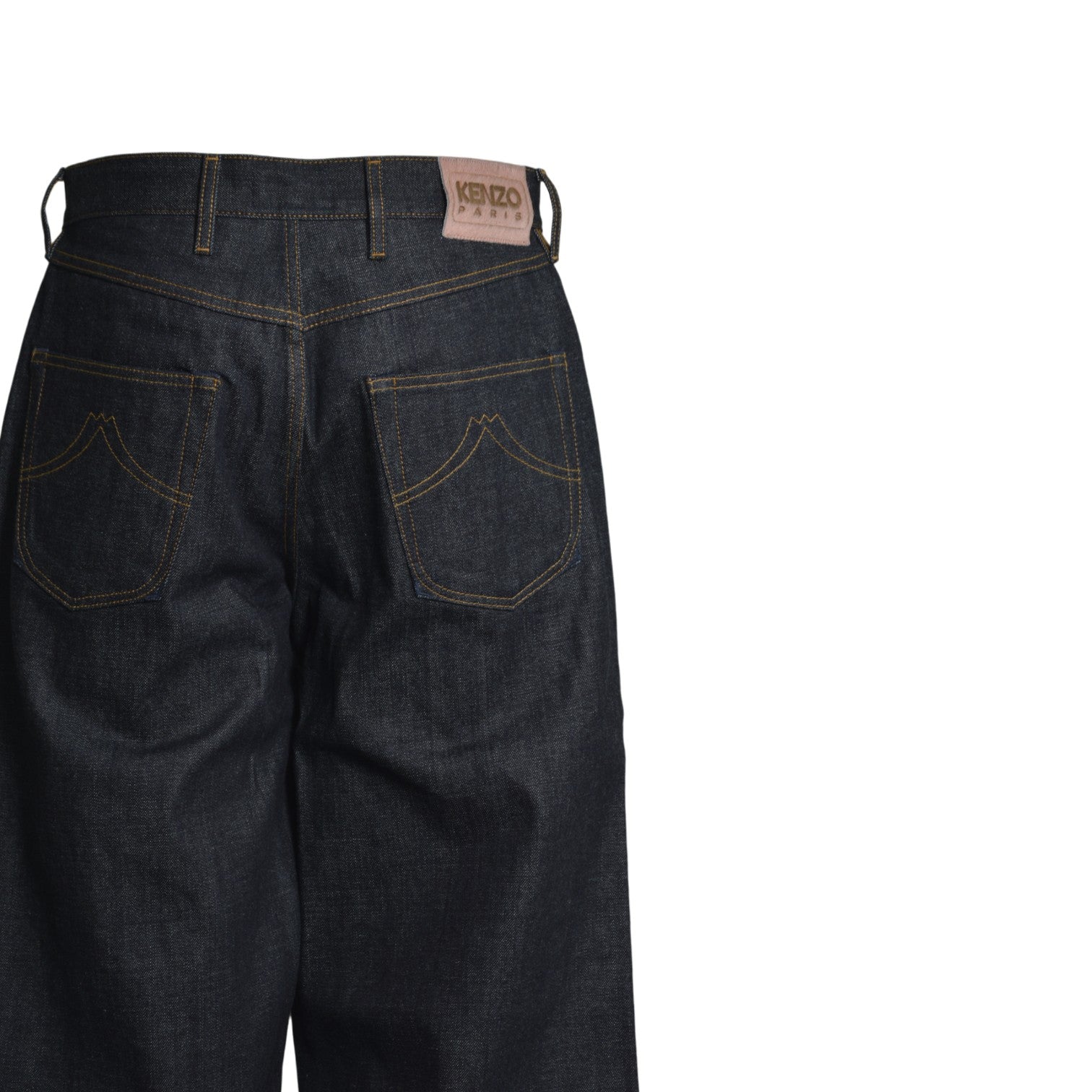 turn up wide fit jeans