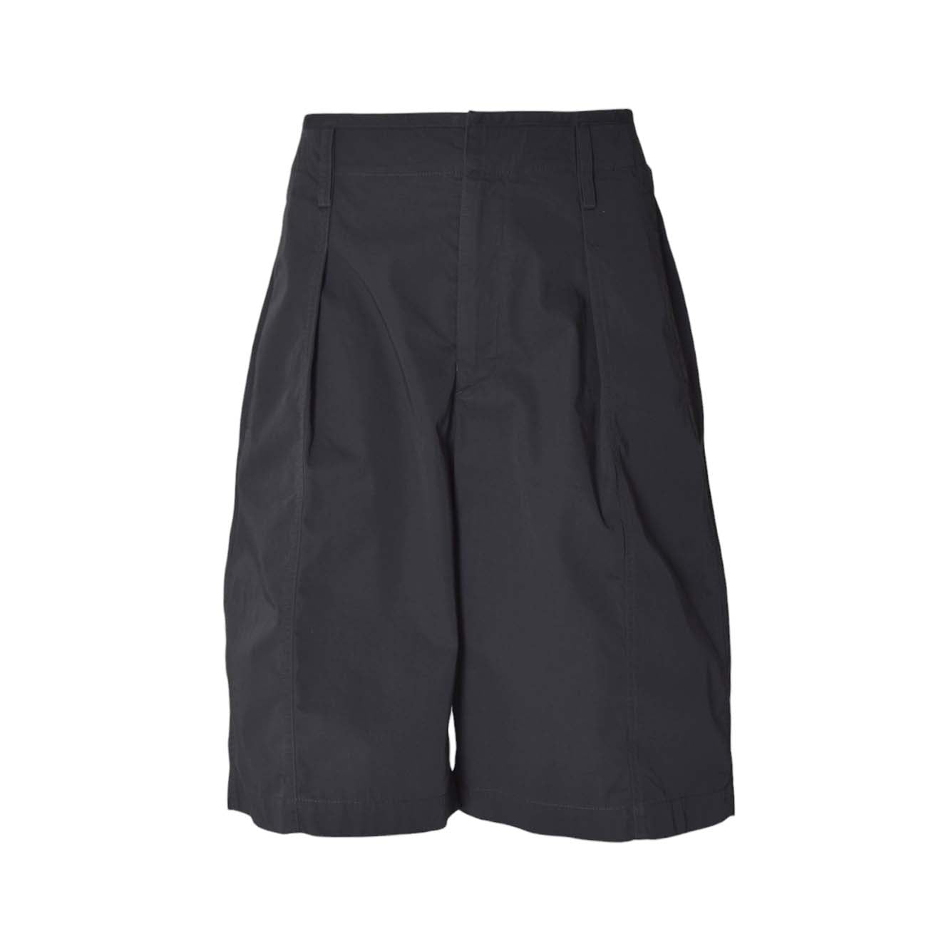 maxi pleated bermuda