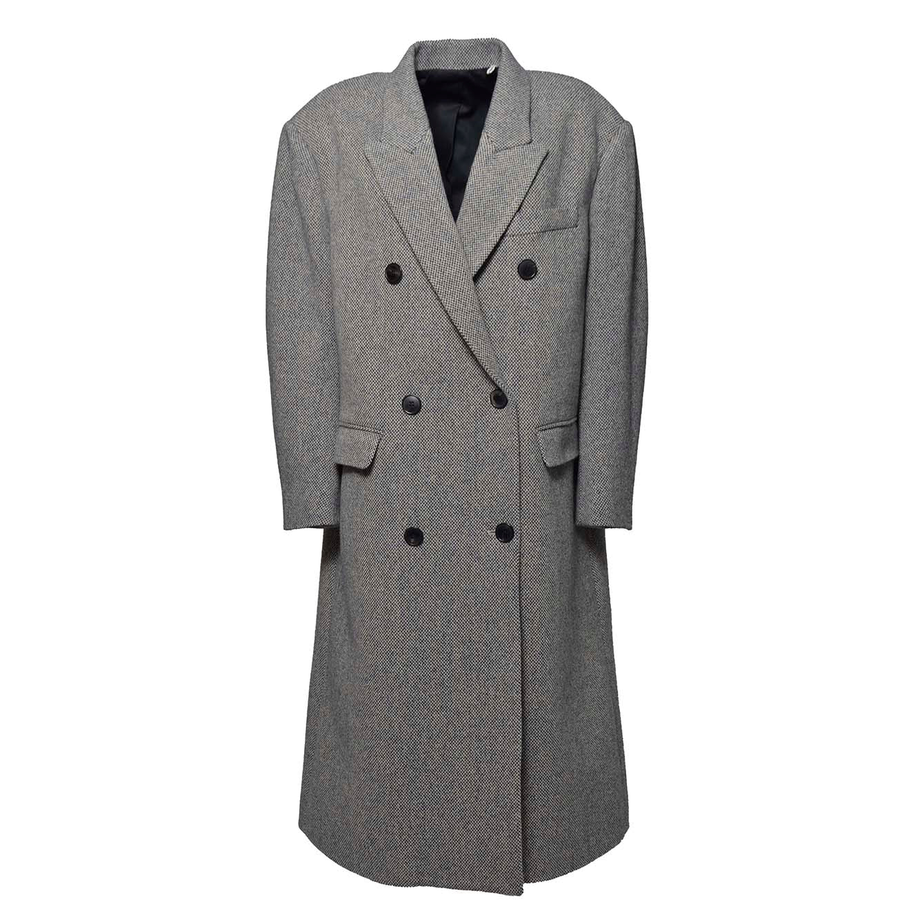 Cappotto Lexana in lana ecrù e nero Marant Etòile