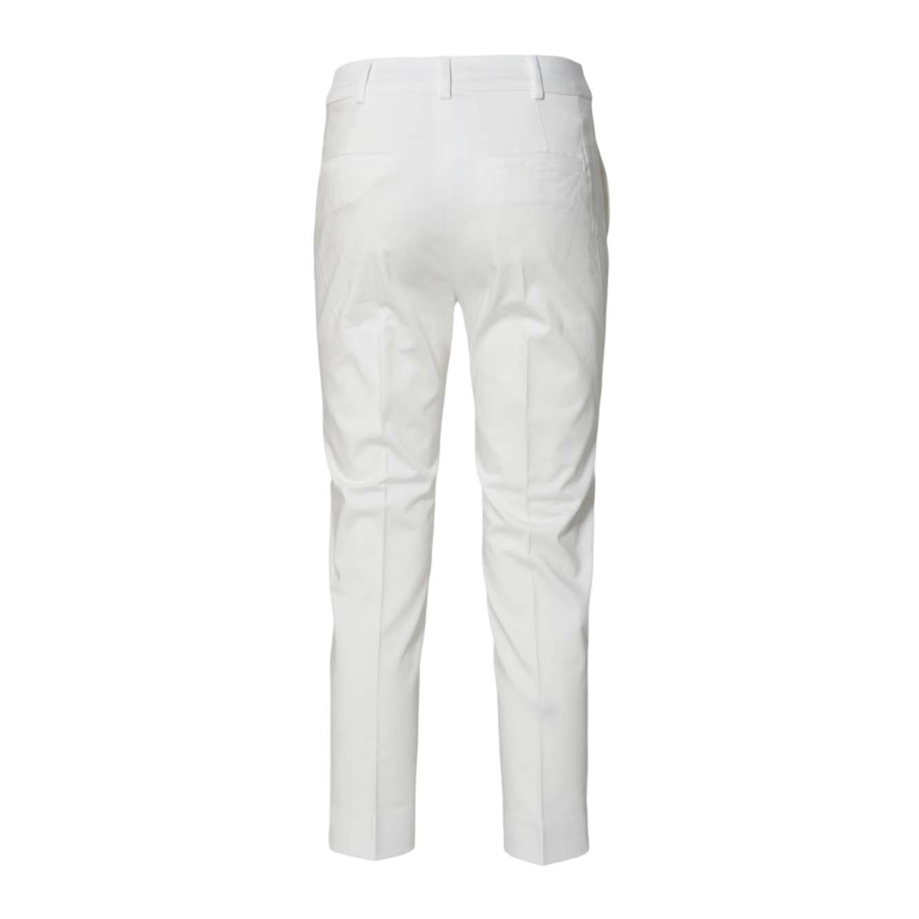 Pantalone Lince1234 crop in raso bianco Max Mara