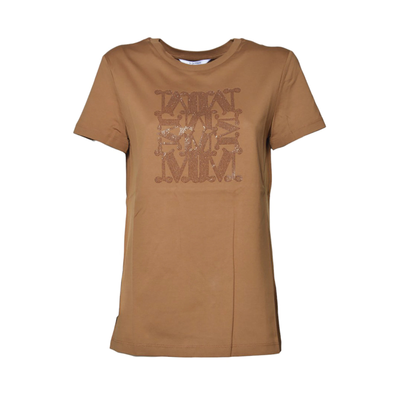 T-shirt Giovane in cotone marrone Max Mara
