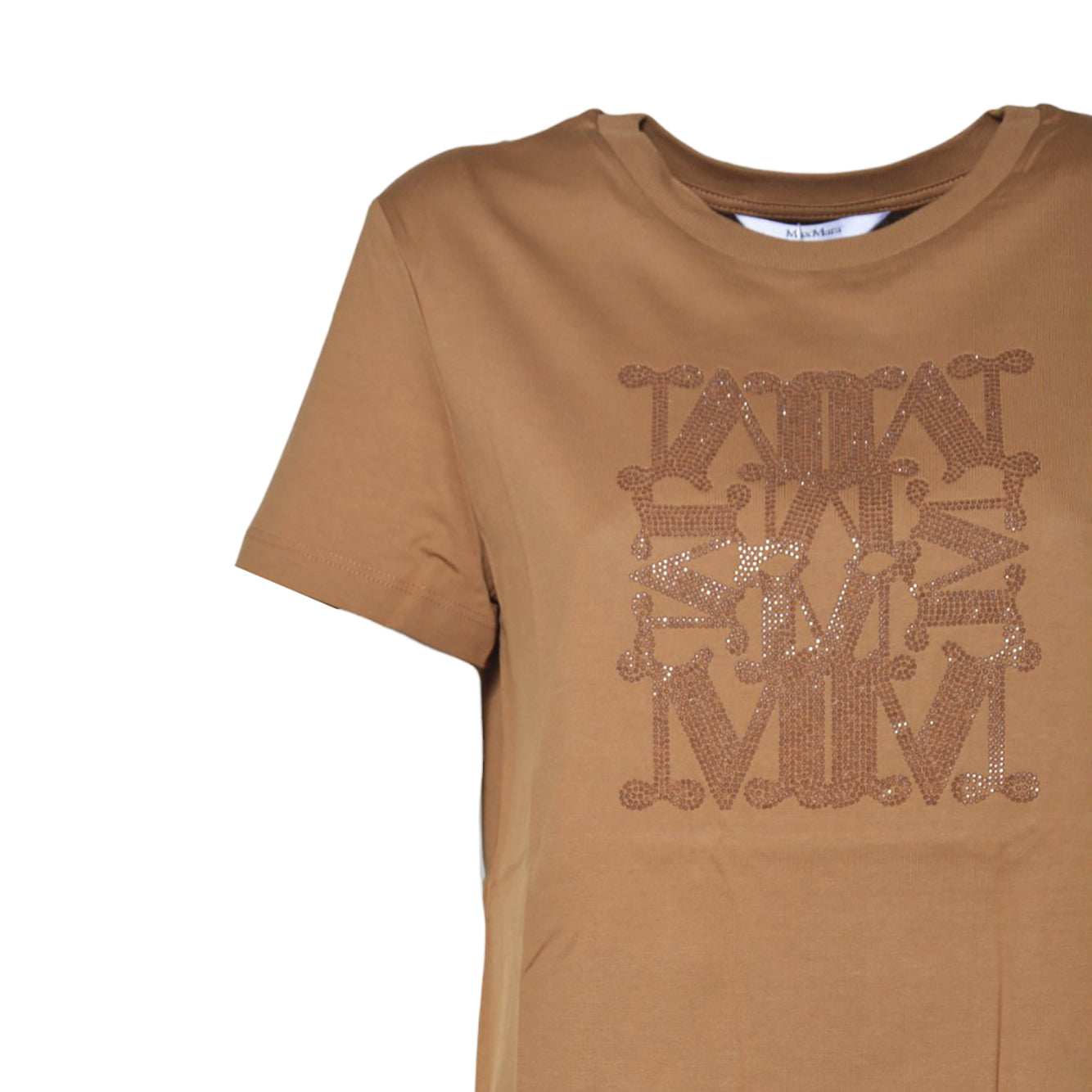 T-shirt Giovane in cotone marrone Max Mara