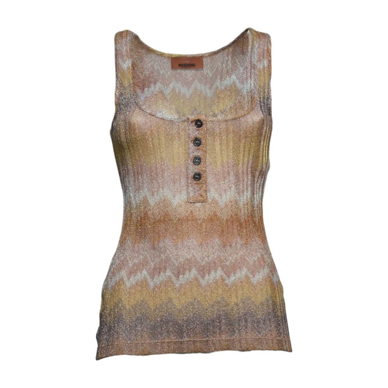 tank top gold tones